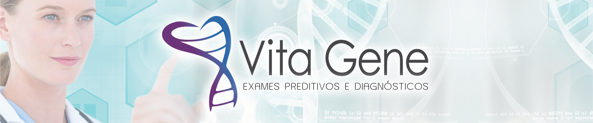 Logotipo VitaGene Mapeamento Teste Genetico Exames Preditivos e Diagnósticos